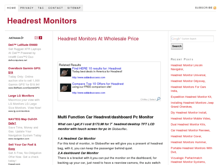 www.headrest-monitors.info