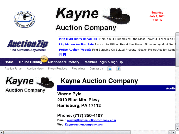 www.kayneauctioncompany.com