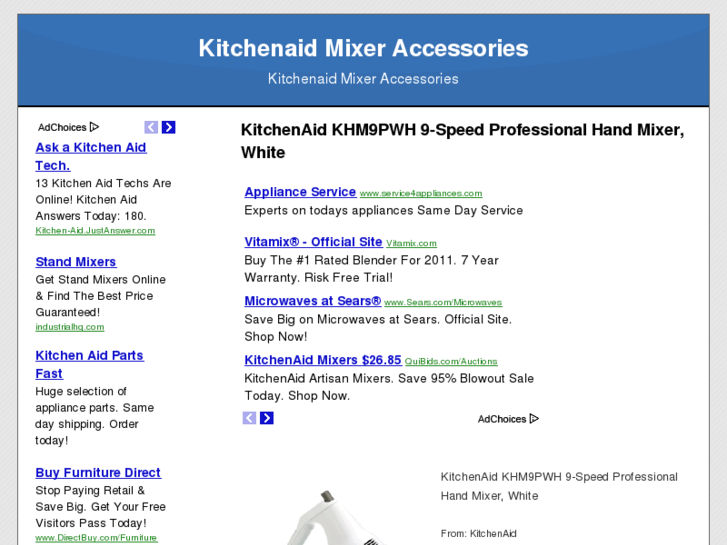 www.kitchenaidmixeraccessories.info