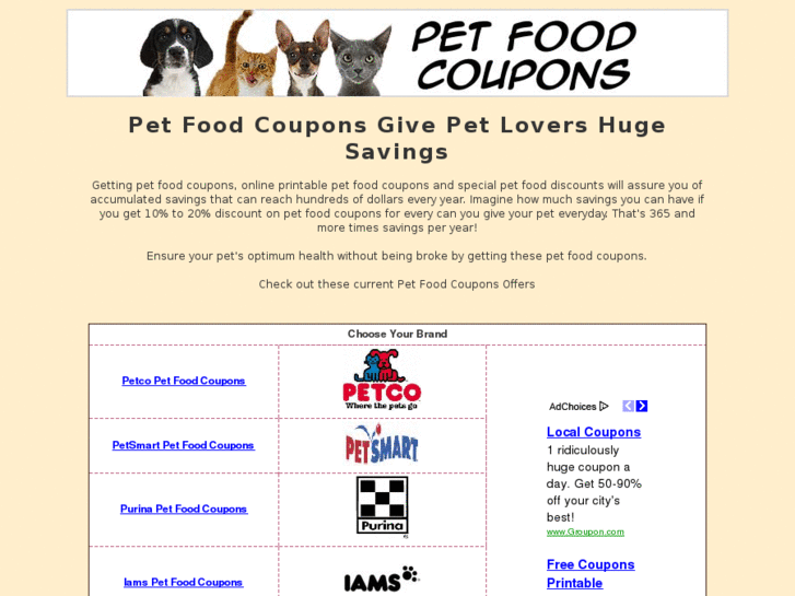 www.petfood-coupons.com