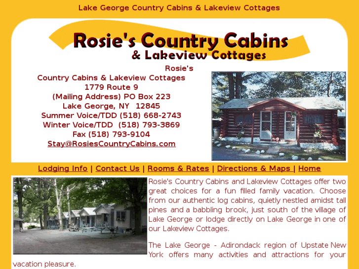 www.rosiescountrycabins.com