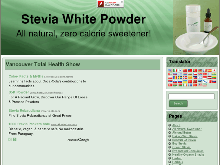 www.steviawhitepowder.com