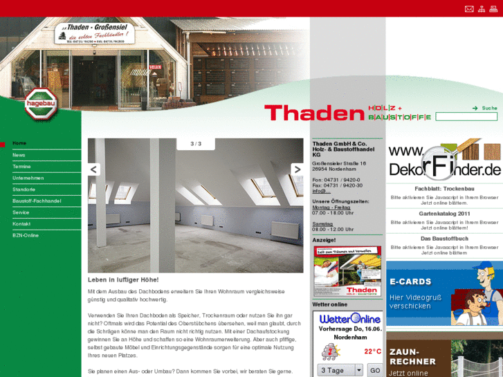 www.thaden.info