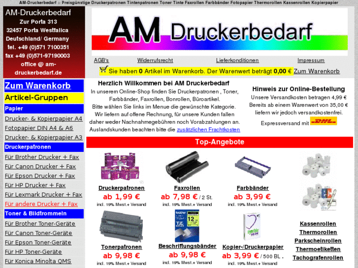 www.am-druckerbedarf.biz