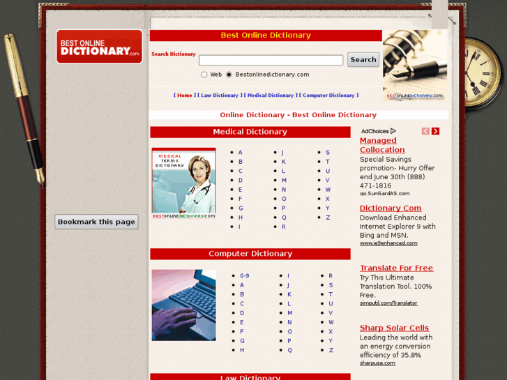 www.bestonlinedictionary.com