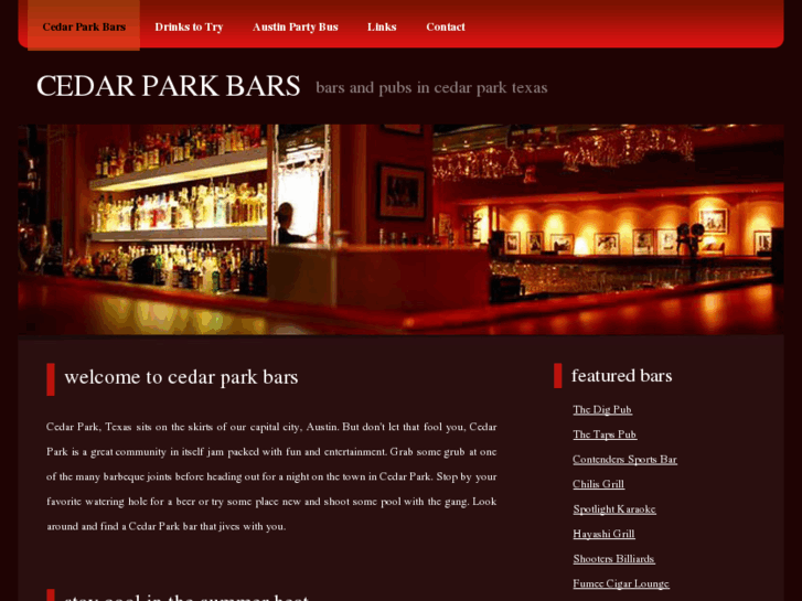 www.cedarparkbars.com