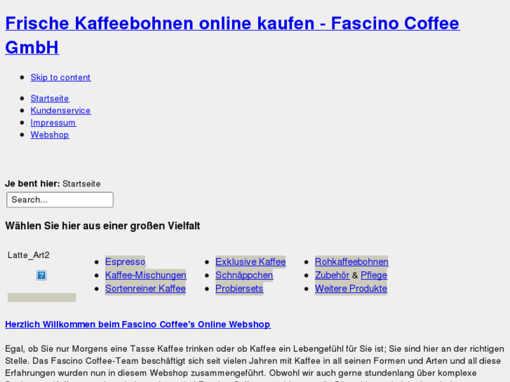 www.fascino-coffee.de