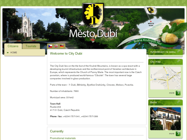 www.mesto-dubi.cz