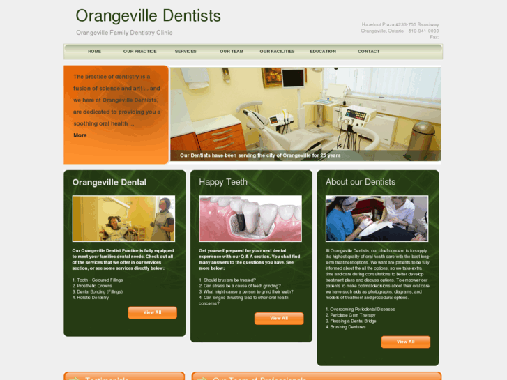 www.orangevilledentists.com