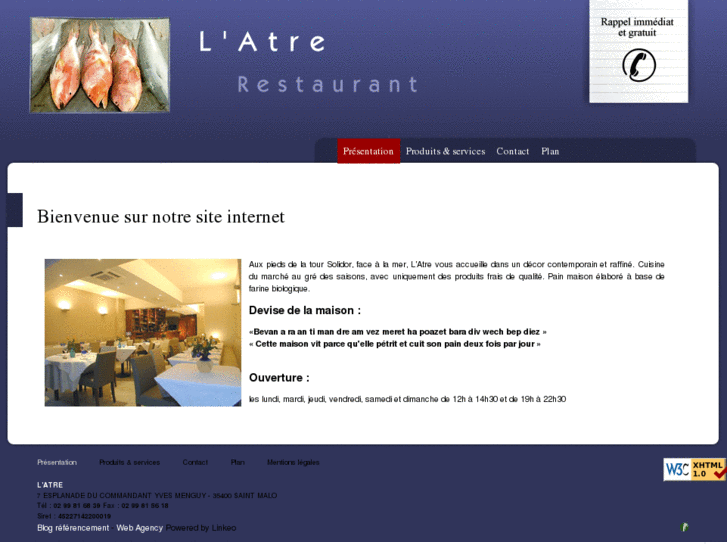 www.restaurant-latre.com