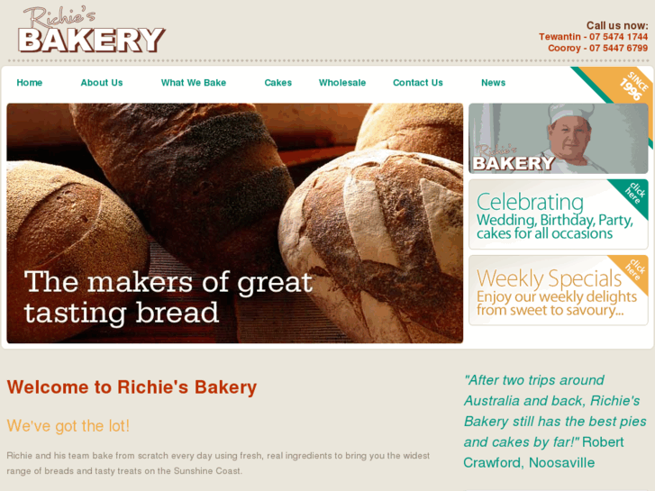 www.richiesbakery.com