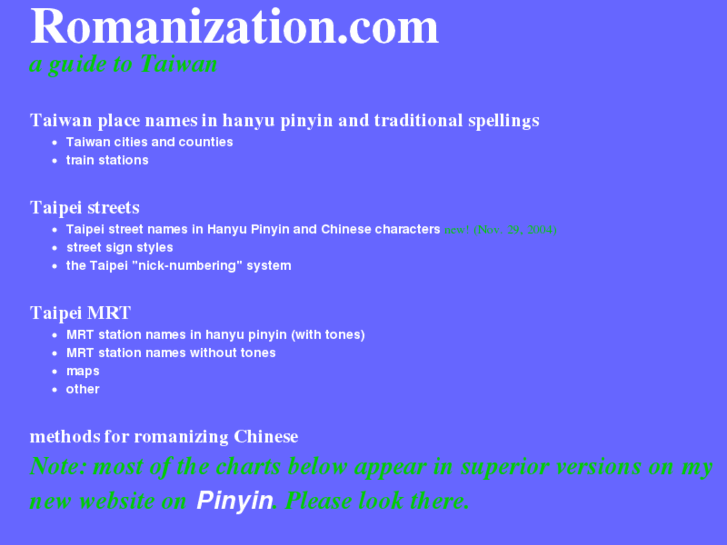 www.romanization.com