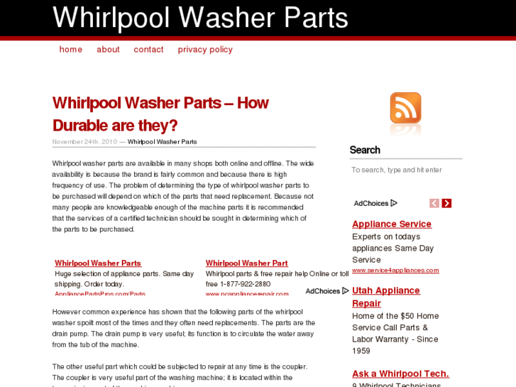 www.whirlpoolwasherparts.net