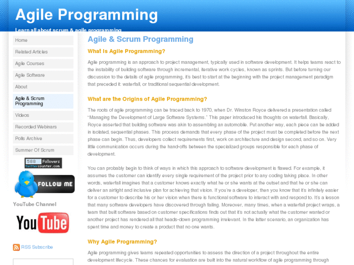 www.agileprogramming.org