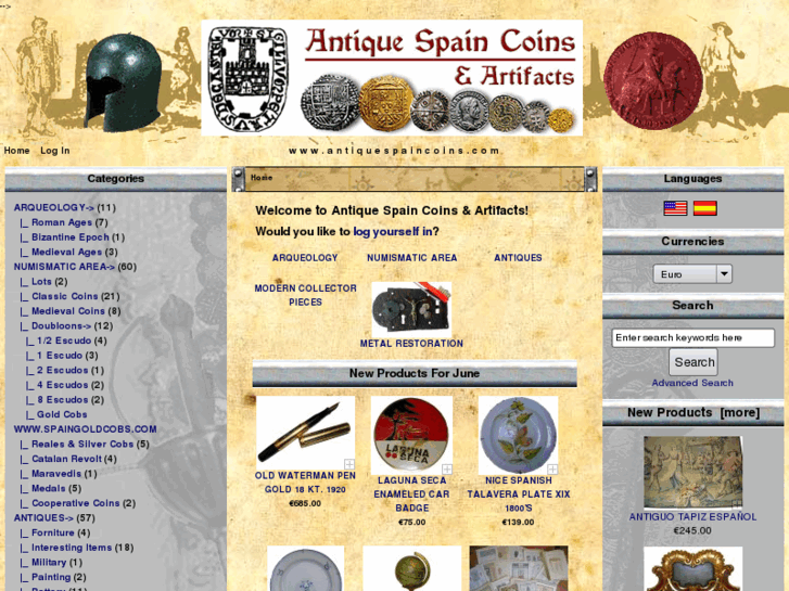 www.antiquespaincoins.com