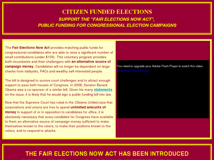 www.citizenfundedelections.com