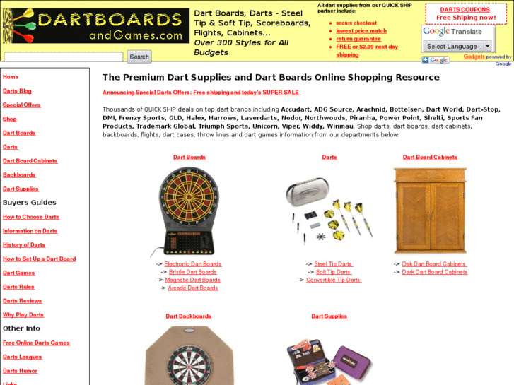 www.dartboardsandgames.com