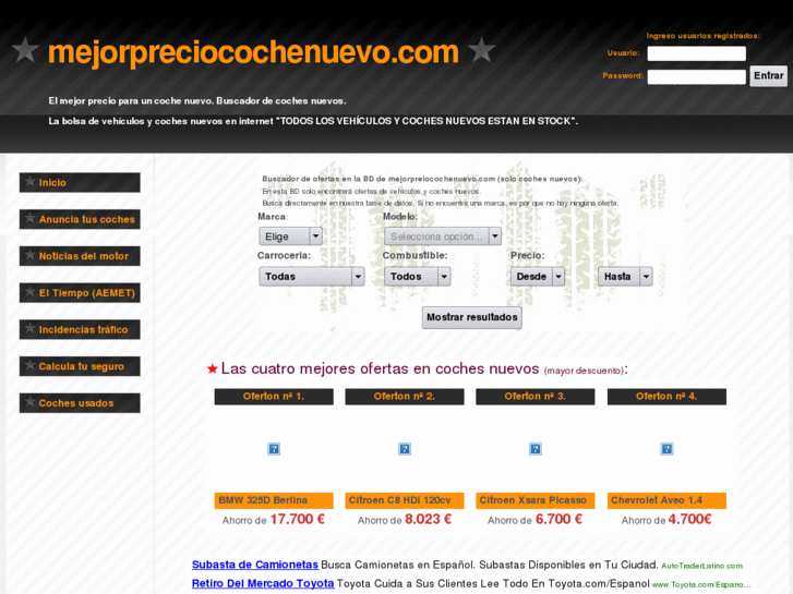 www.mejorpreciocochenuevo.com