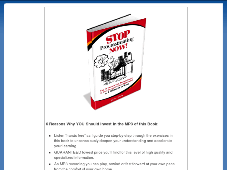 www.stopprocrastinating-now.com