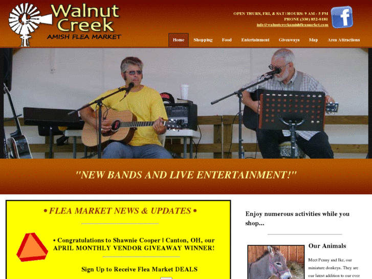 www.walnutcreekamishfleamarket.com