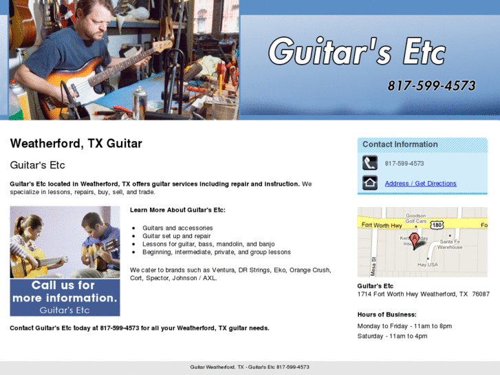 www.weatherfordguitars-etc.com