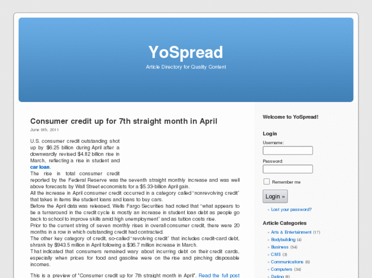 www.yospread.com