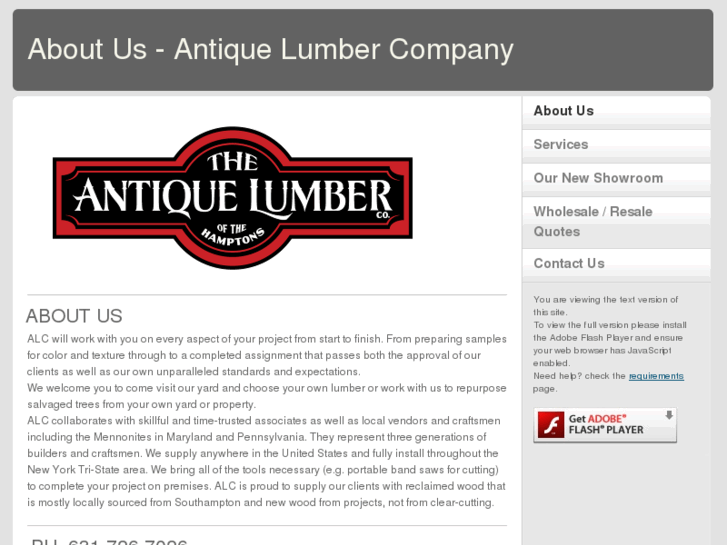 www.antiquelumbercompany.com