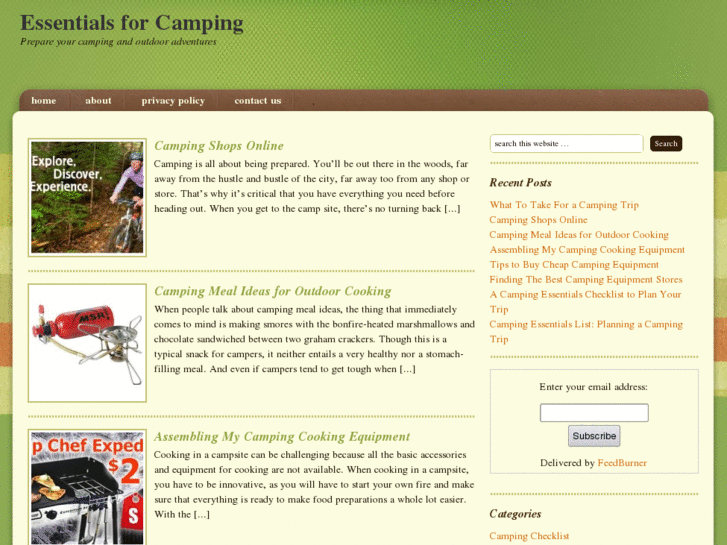 www.essentialsforcamping.com