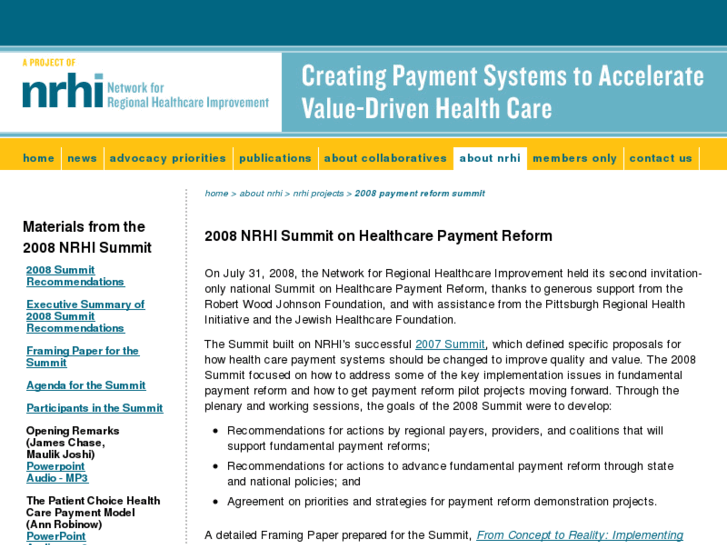 www.healthcarevalue.info