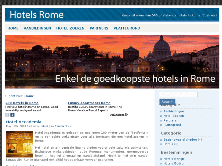 www.hotels-rome.be