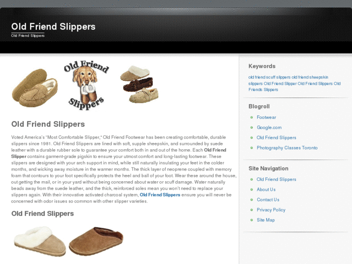 www.oldfriendslippers.net