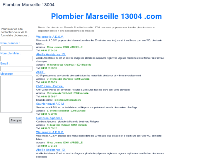 www.plombiermarseille13004.com