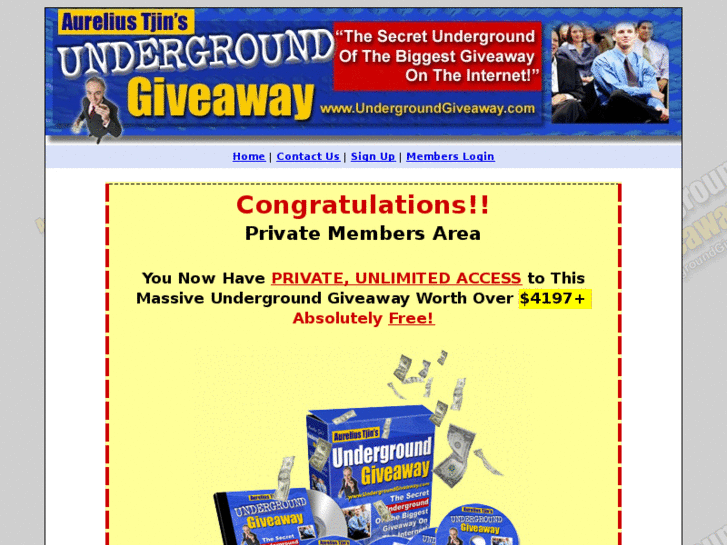 www.undergroundgiveaway.com