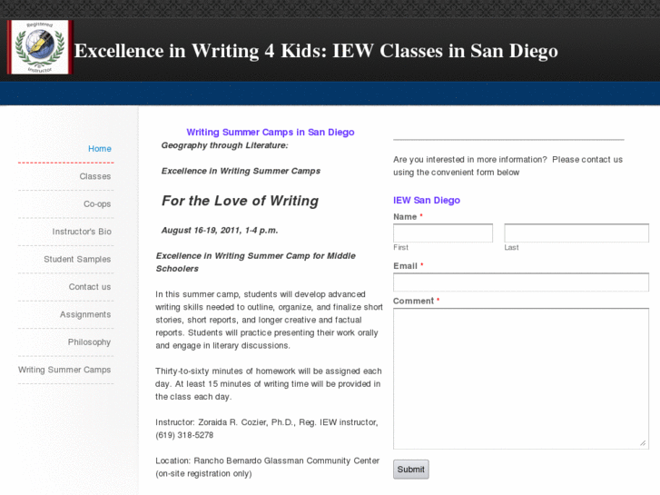 www.excellentwriting4kids.com