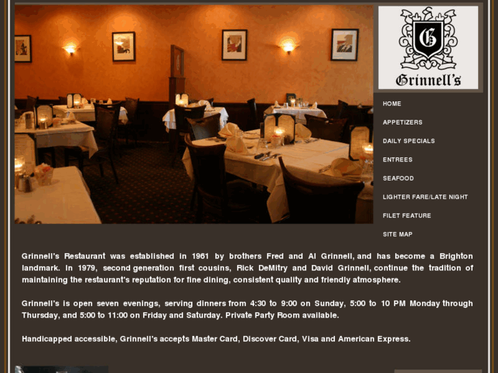 www.grinnellsrestaurant.com