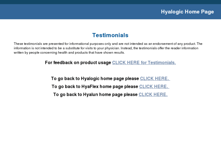 www.hyaluronicacidtestimonials.com