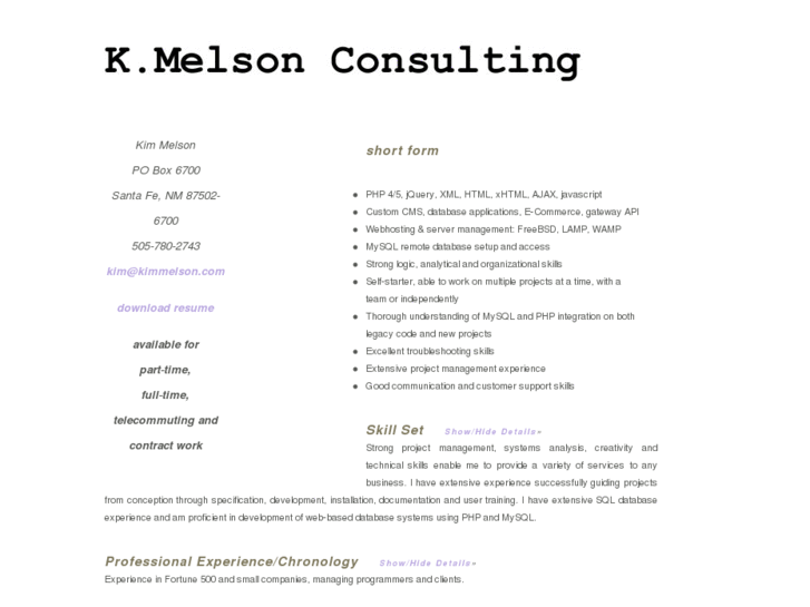 www.kmelsonconsulting.com