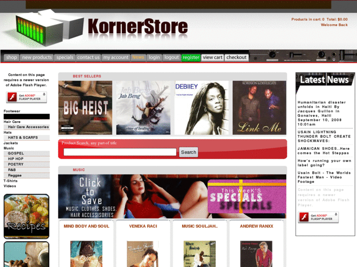 www.kornerstore.net