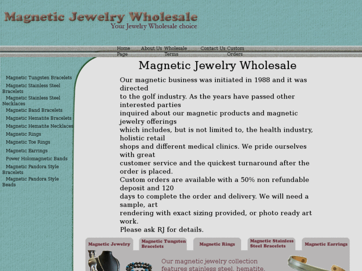 www.magneticjewelrywholesale.com