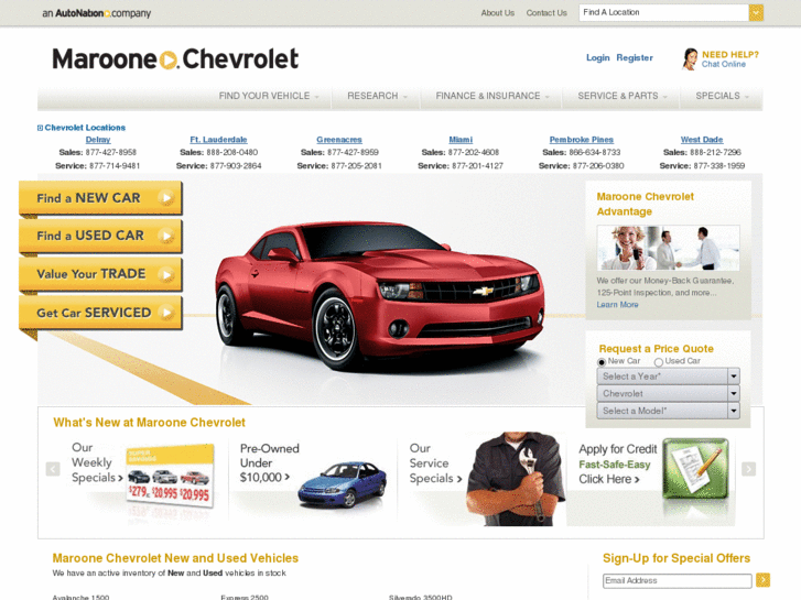 www.maroonechevrolet.com