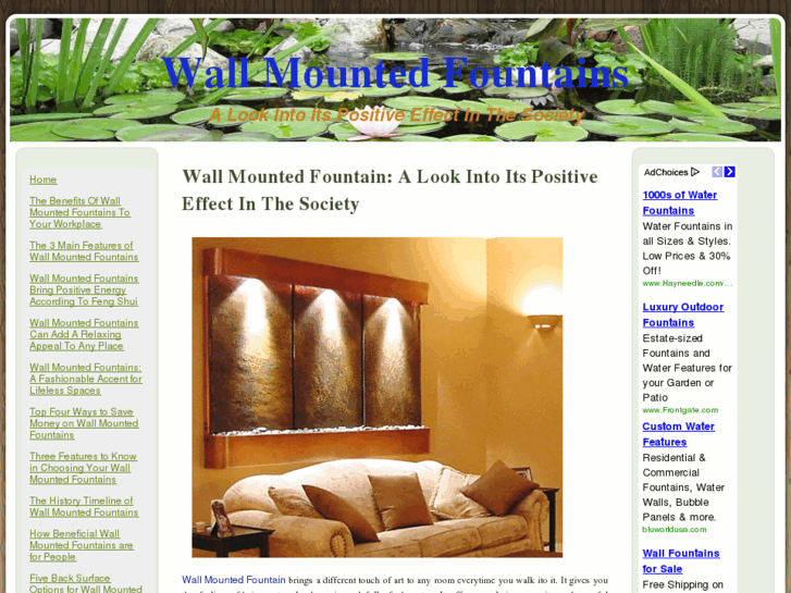 www.wall-mounted-fountains.com