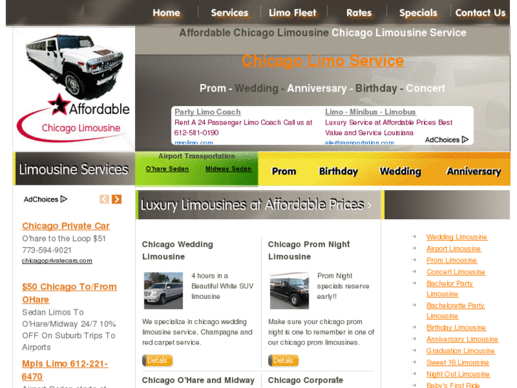 www.affordablechicagolimousine.com