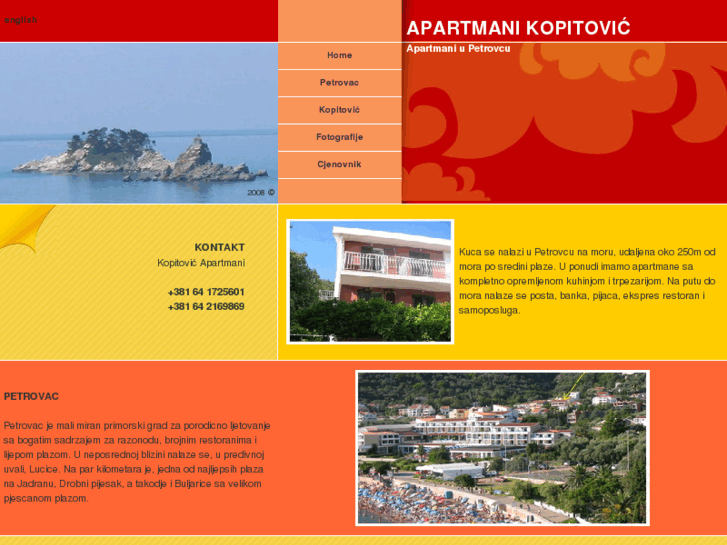 www.apartmani-kopitovic.info