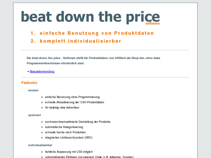 www.beat-down-the-price.de