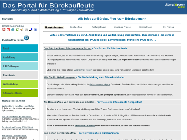 www.buerokauffrau-online.de