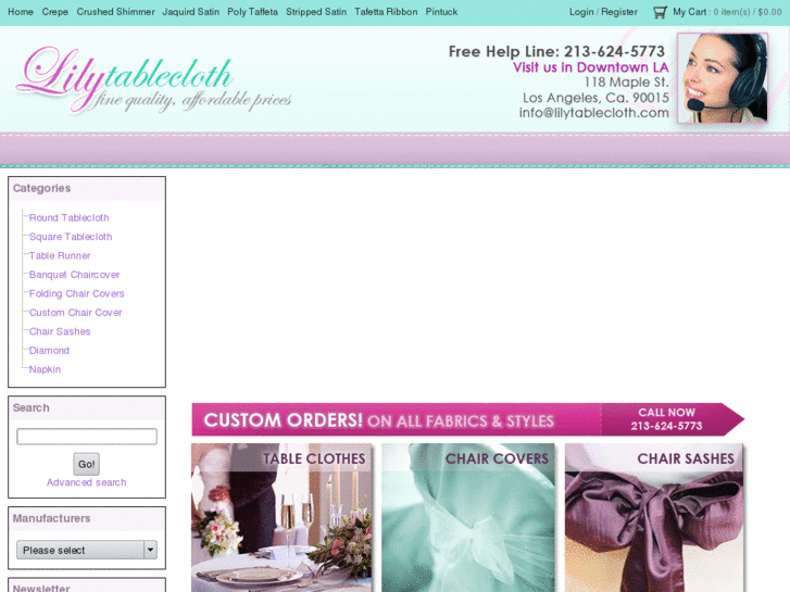 www.lilytablecloth.com