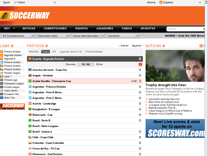 www.soccerway.es