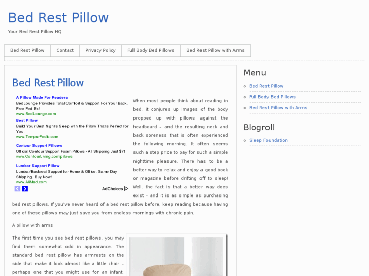 www.bedrestpillow.net