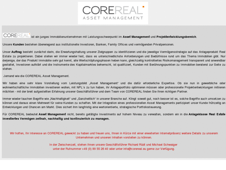 www.corereal.info