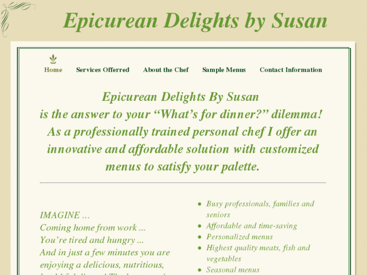 www.epicureandelightsbysusan.com